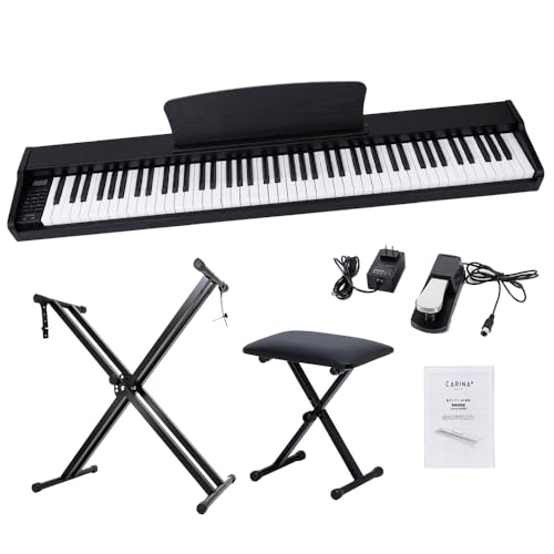 Amazon.co.jp: Carina Electronic Piano 88 Keys Keyboard Lightweight