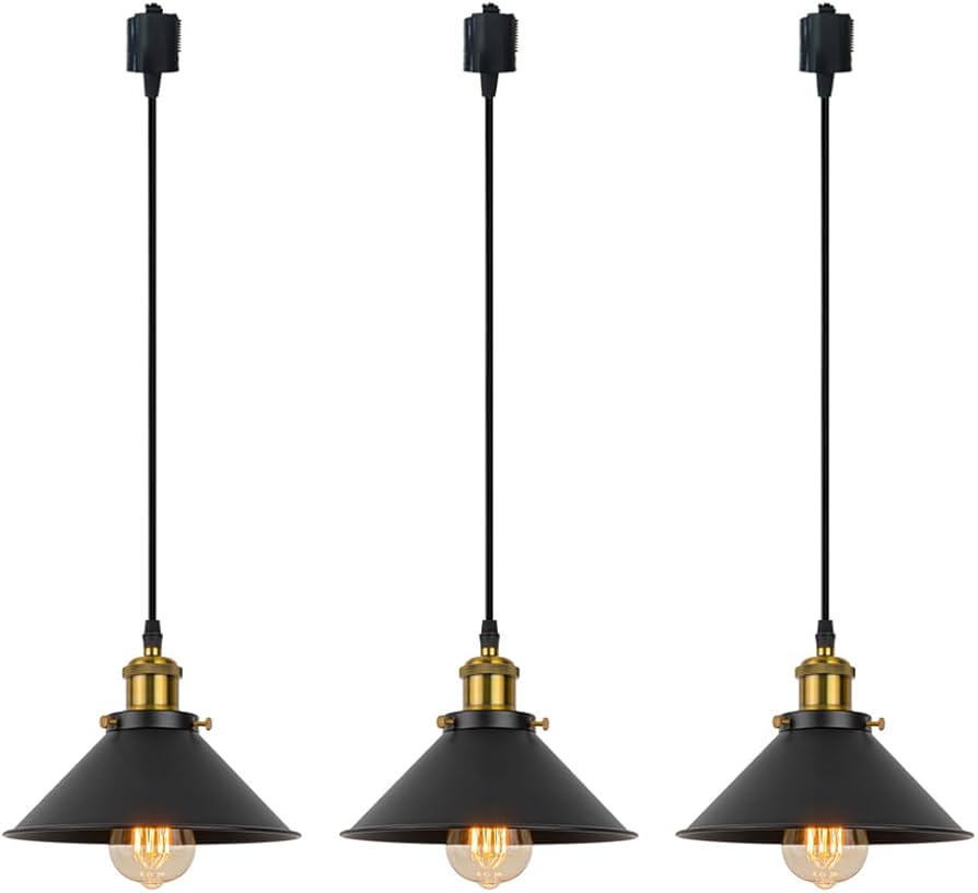 Amazon.co.jp : 3個入 ペンダントライト ダクトレール用 直径22cm 工事