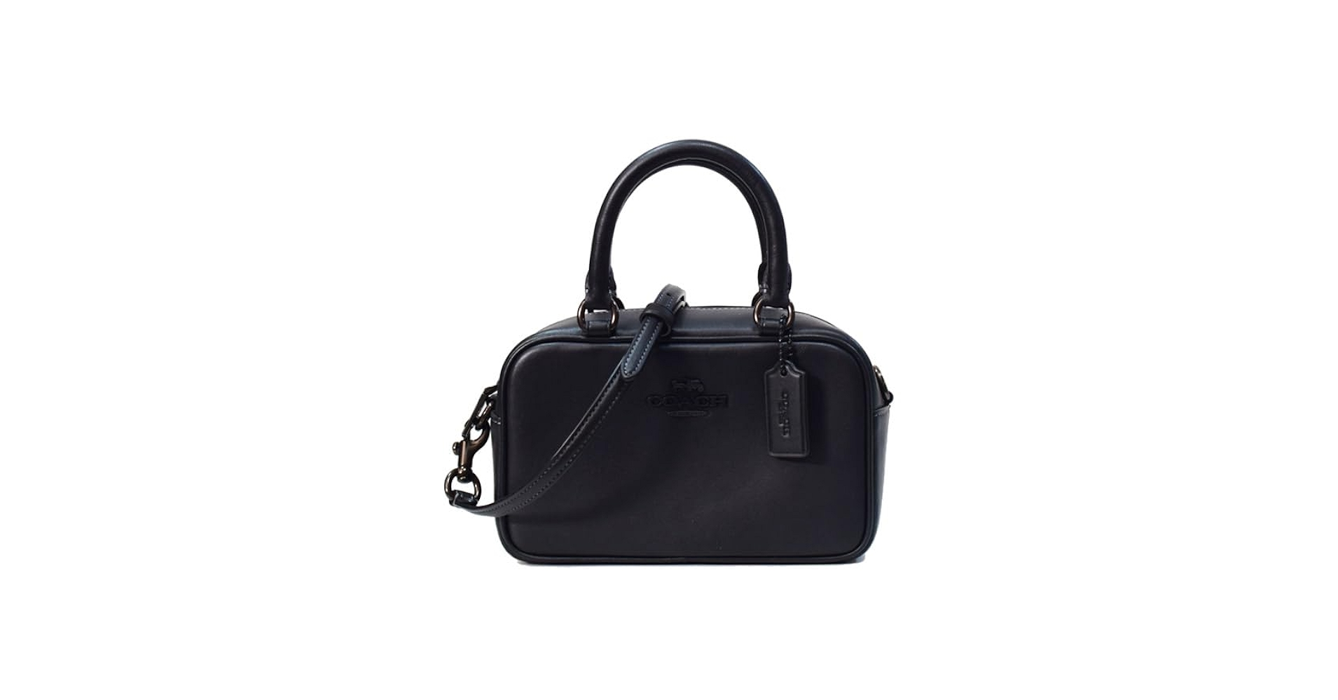 Amazon | [コーチ] バッグ スムースレザー ミニ ロゴ サッチェル 2WAY