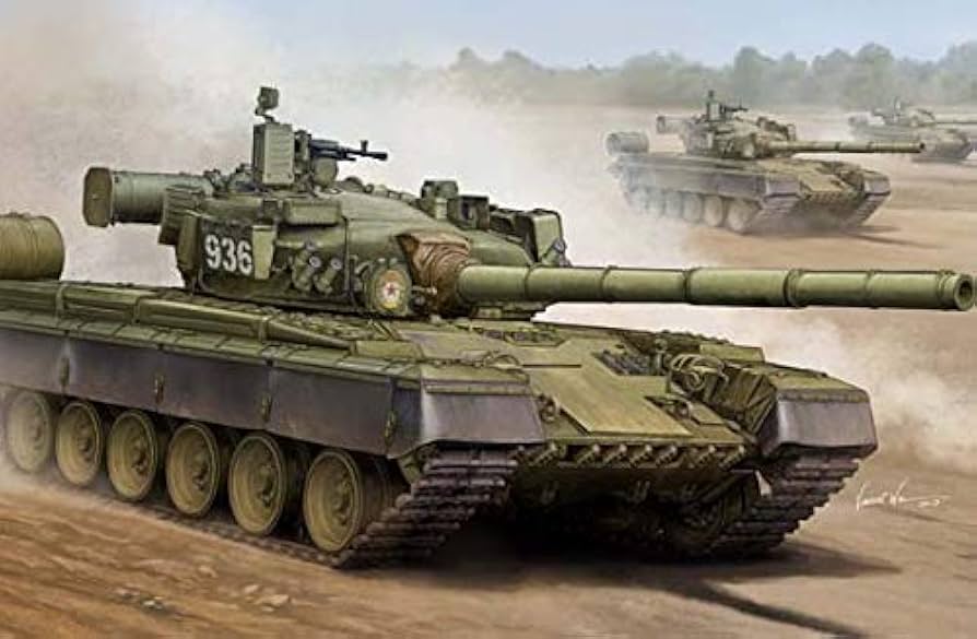 景•鼎 トランペッター 1/35 T-80B 完成品 戦車 模型 Amazon