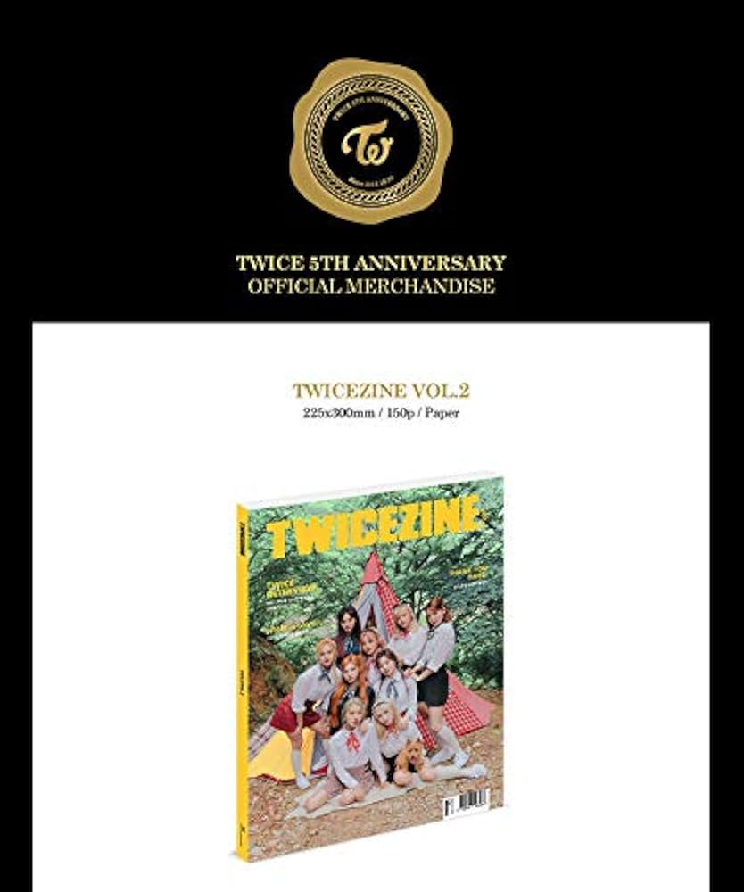 TWICE - TWICE TWICEZINE VOL.2 PHOTO BOOK. 1ea 150p Photo Book+1ea