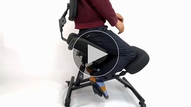 Amazon｜バランスチェア 背筋が伸びる ガス圧昇降 大人用 背もたれ