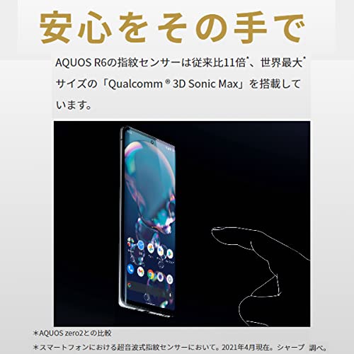 Amazon | SHARP SIMフリースマホ AQUOS R6 ブラック | スマートフォン