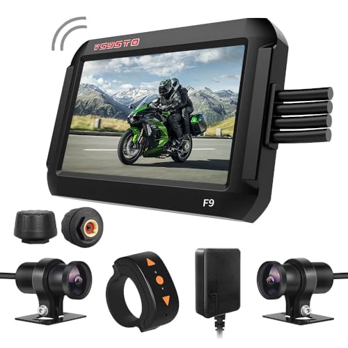 Amazon.co.jp: VSYSTO バイク用ドライブレコーダー 前後カメラ 1080P 4
