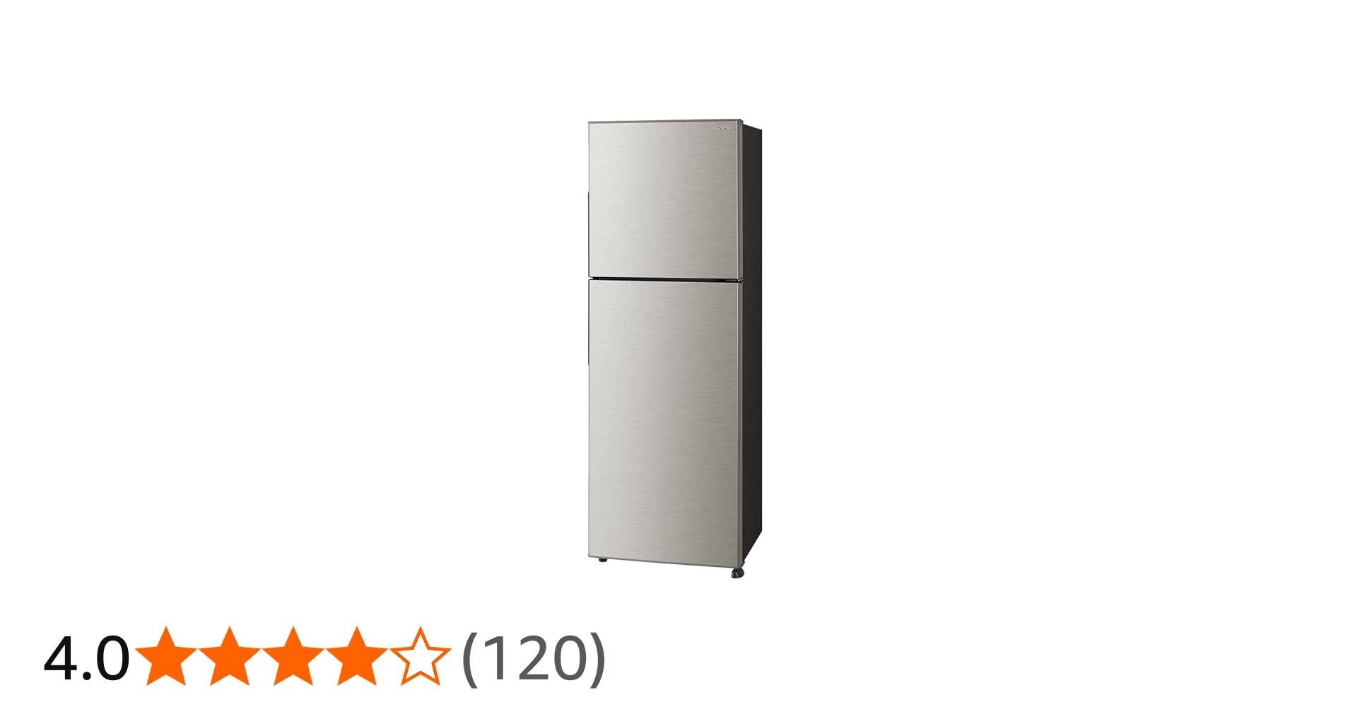 Amazon | シャープ 冷蔵庫 SJ-D23H-S 225L 幅54.5cm 右開き 2ドア