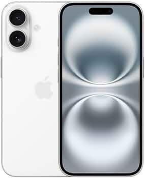 Amazon.com: Apple iPhone 16 Plus, US Version, 128GB, White for