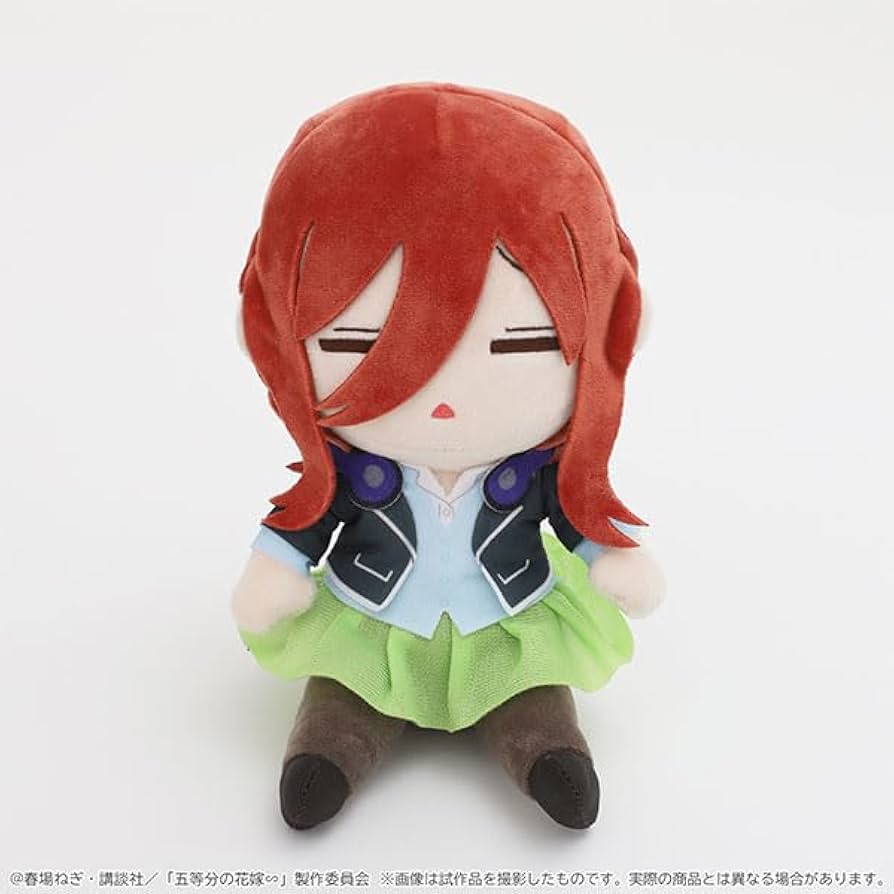 Amazon.co.jp: 五等分の花嫁∽ だるぐるみ(ぬいぐるみ) 中野三玖