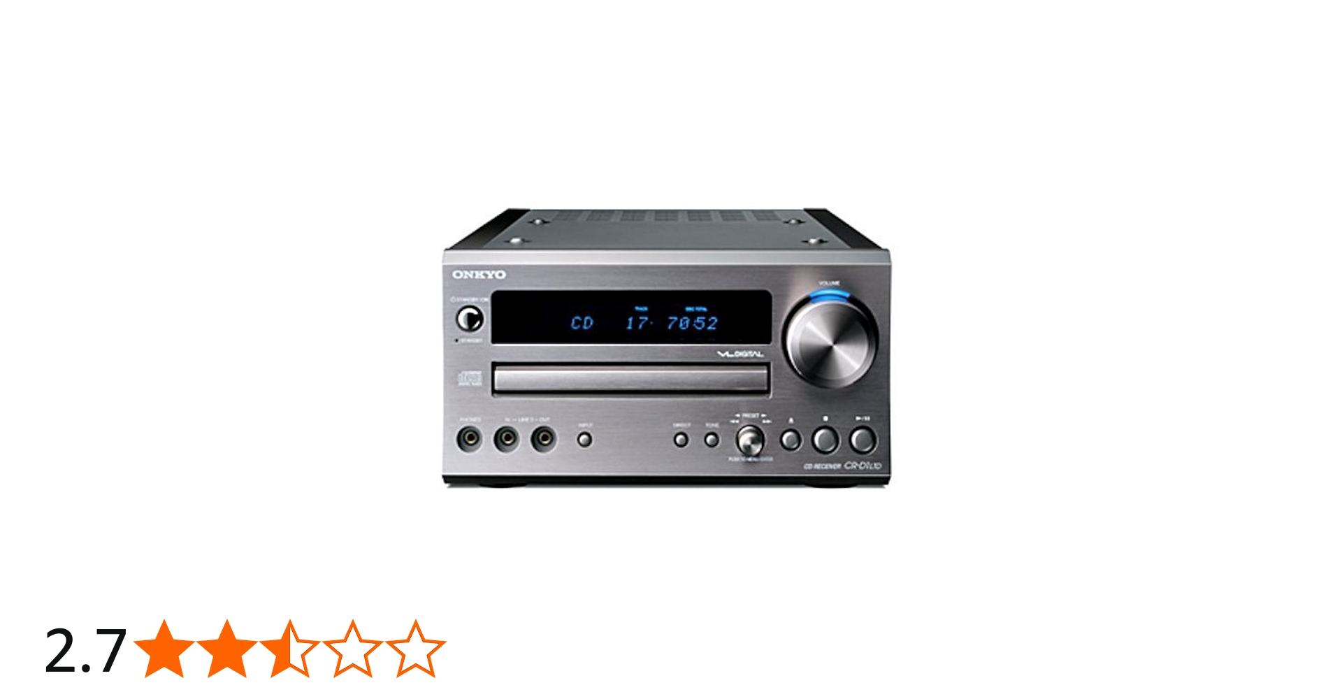 Amazon.co.jp: ONKYO ONKYO CD/FMチューナーアンプ CR-D1LTD(H) : 家電