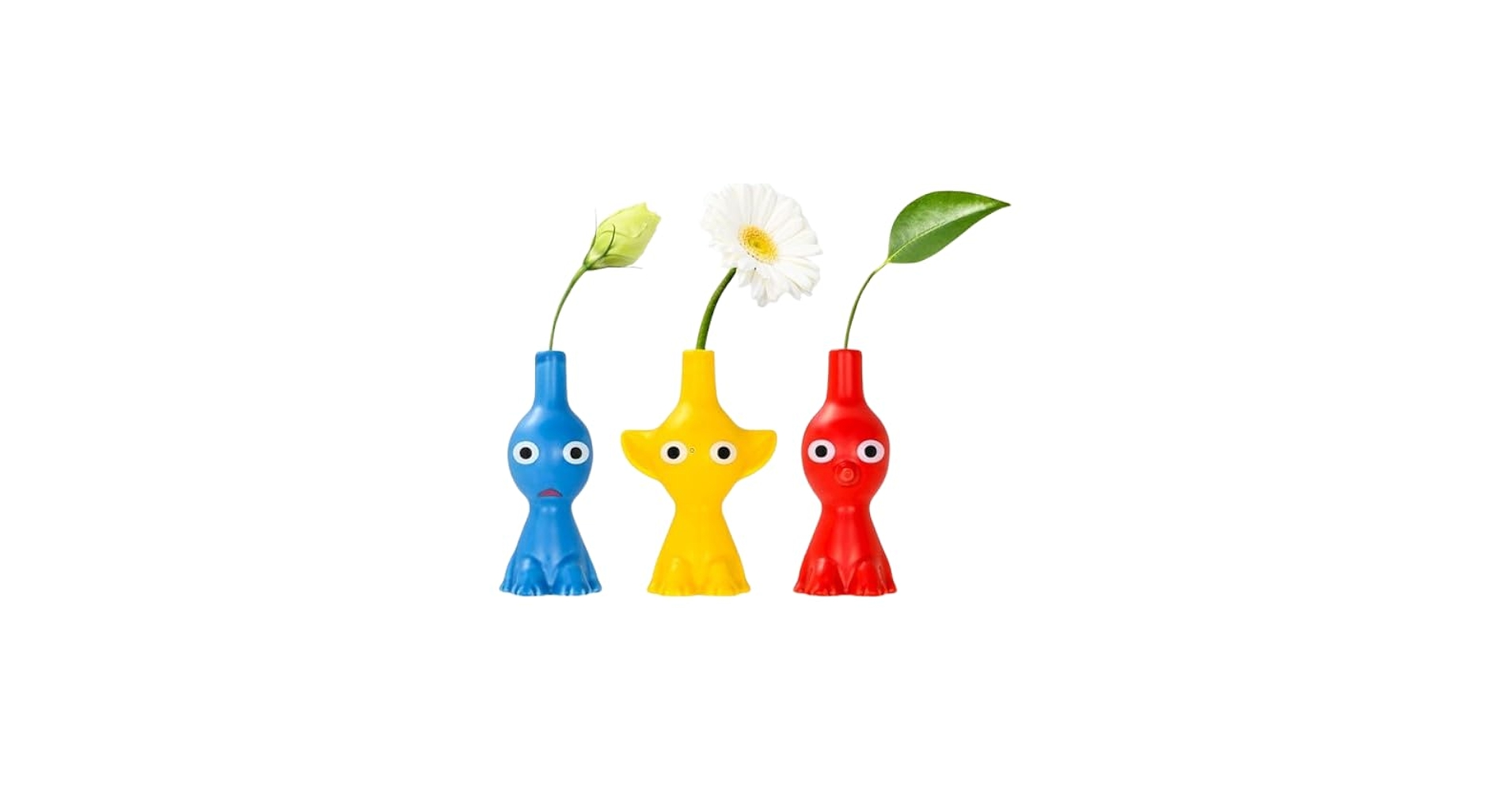 Amazon.co.jp: 一輪挿し 3種セット 黄ﾋﾟｸﾐﾝ 赤ﾋﾟｸﾐﾝ 青ﾋﾟｸﾐﾝ 限定