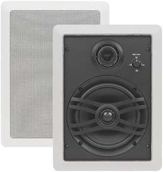 Amazon.com: Yamaha NS-IW470 3-Way In-Wall Speaker For Custom