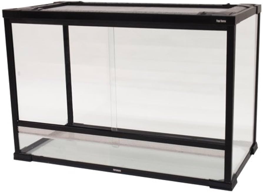 爬虫類ケージ 90×45×45㎝ 金網左寄せ 4㎝ 左付け木なし 爬虫類ケージ