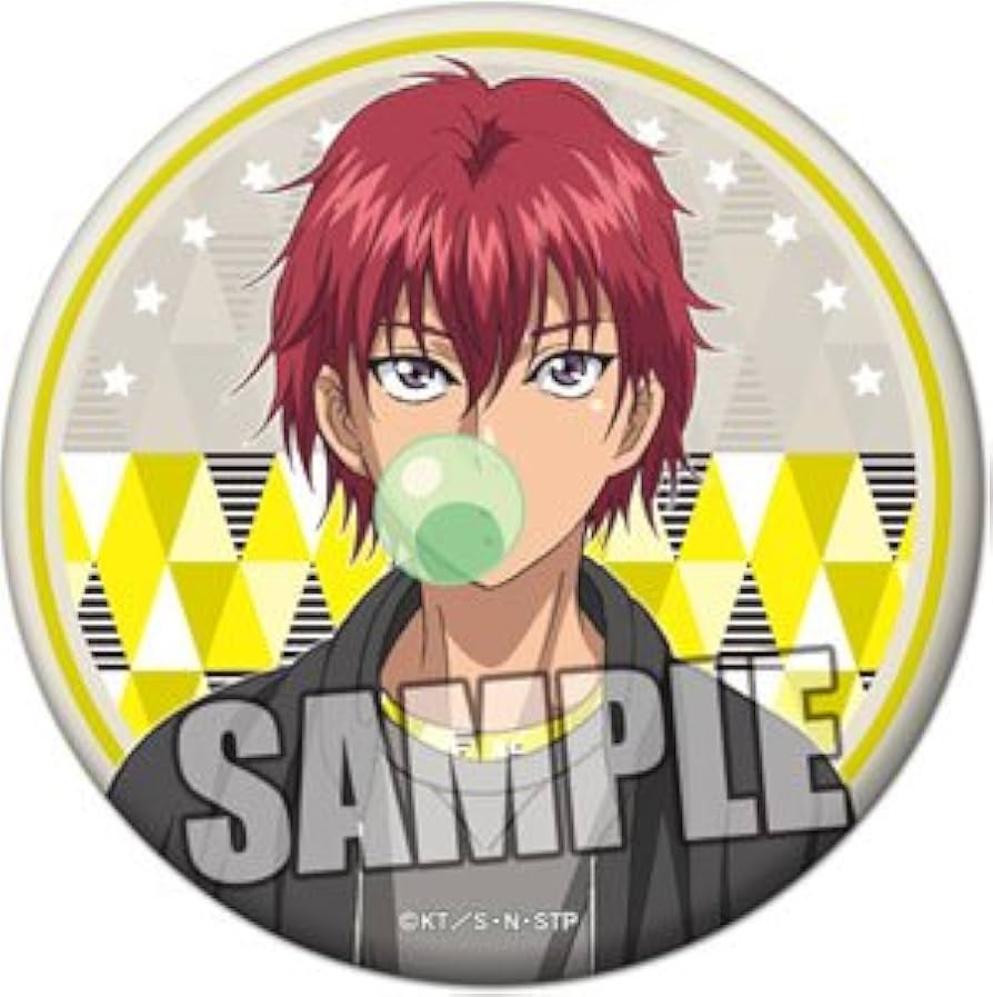 新テニスの王子様 テニプリ 音楽 缶バッジ 丸井ブン太 グリッター