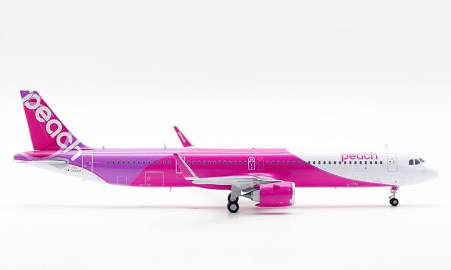 Amazon.co.jp: JC Wings 1/200 完成品 peach Airlines for Airbus