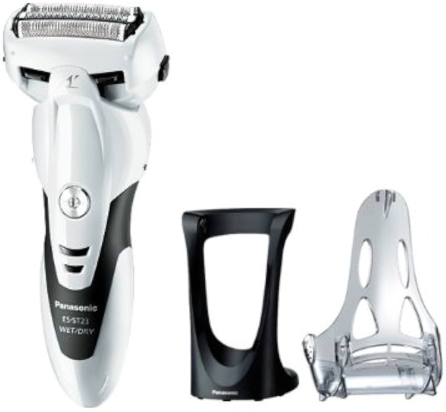Amazon | パナソニック ラムダッシュ 3枚刃 白 ES-ST23-W