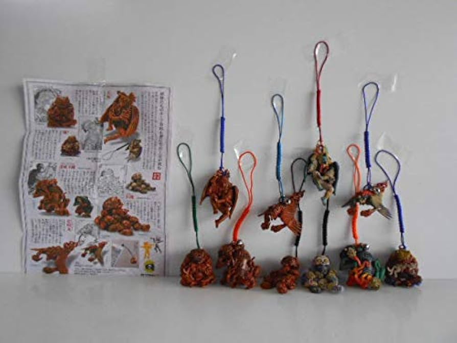 Amazon | Jut16OoカプセルQミュージアム妖怪根付2立体図百鬼夜行全10種