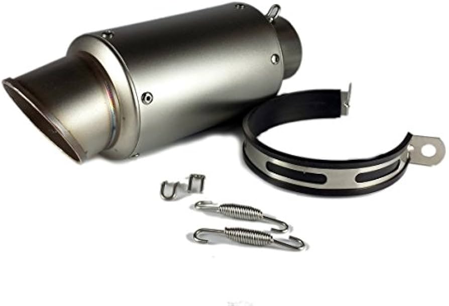 Amazon | 汎用60.5π GPショートサイレンサー/マフラー スリップオン