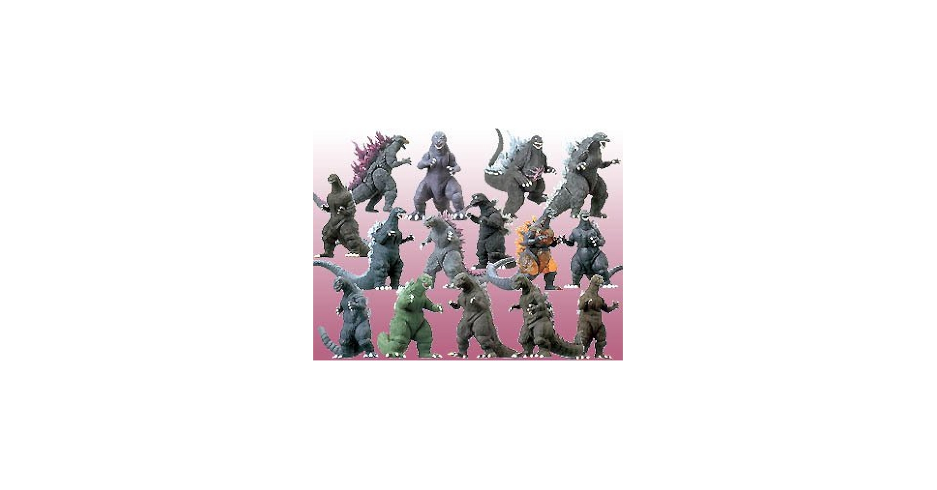 Amazon.co.jp: ガチャポンHG ゴジラクロニクル 50th 1954-2004 全15