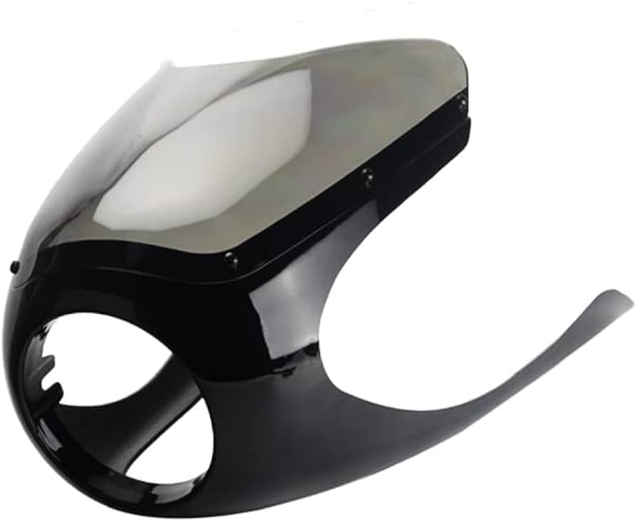 Amazon | ハーフ ロケットカウル タイプ 風防 スモーク スクリーン付き