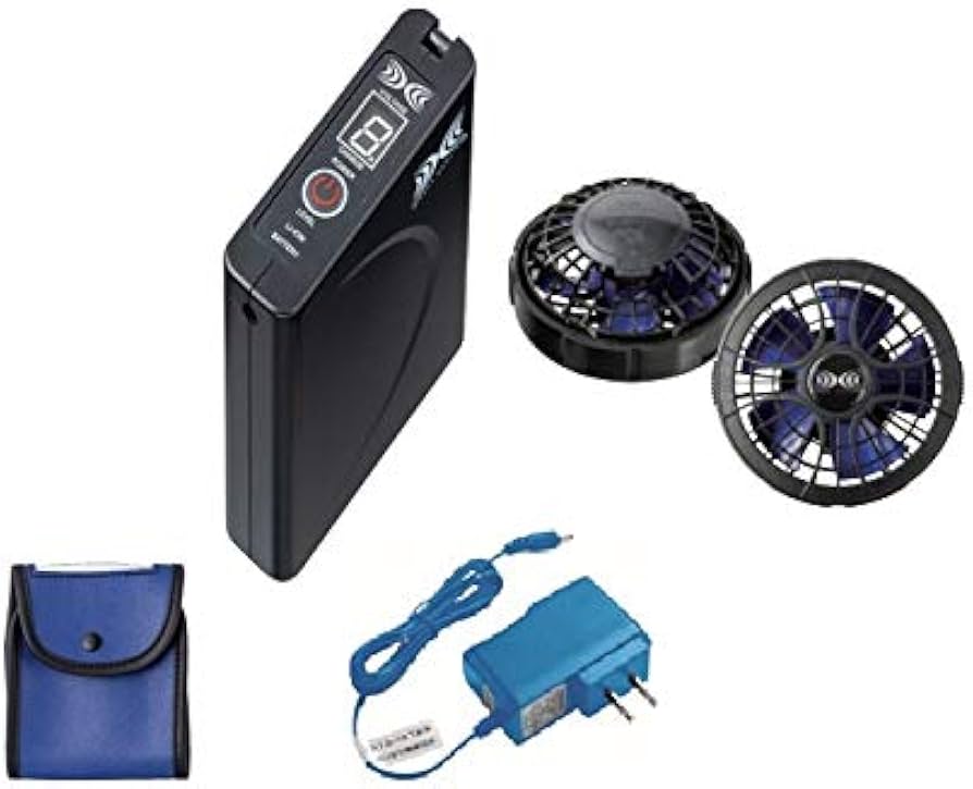 Amazon.co.jp: 空調服 パワーファンスタータキット SKSP01(ファン