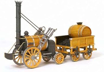 Amazon | 木製模型キット 蒸気機関車 ロケット号（ヨーク鉄道博物館