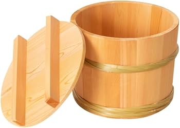 Amazon | 木製漬物樽 木曽さわらの漬物樽 7リットル | 梅沢木材工芸社