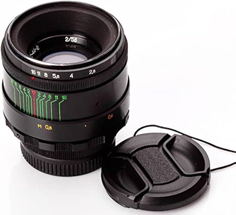 Amazon.co.jp: ヘリオス44-2 58mm F2ロシアレンズ、M 42マウントカメラ