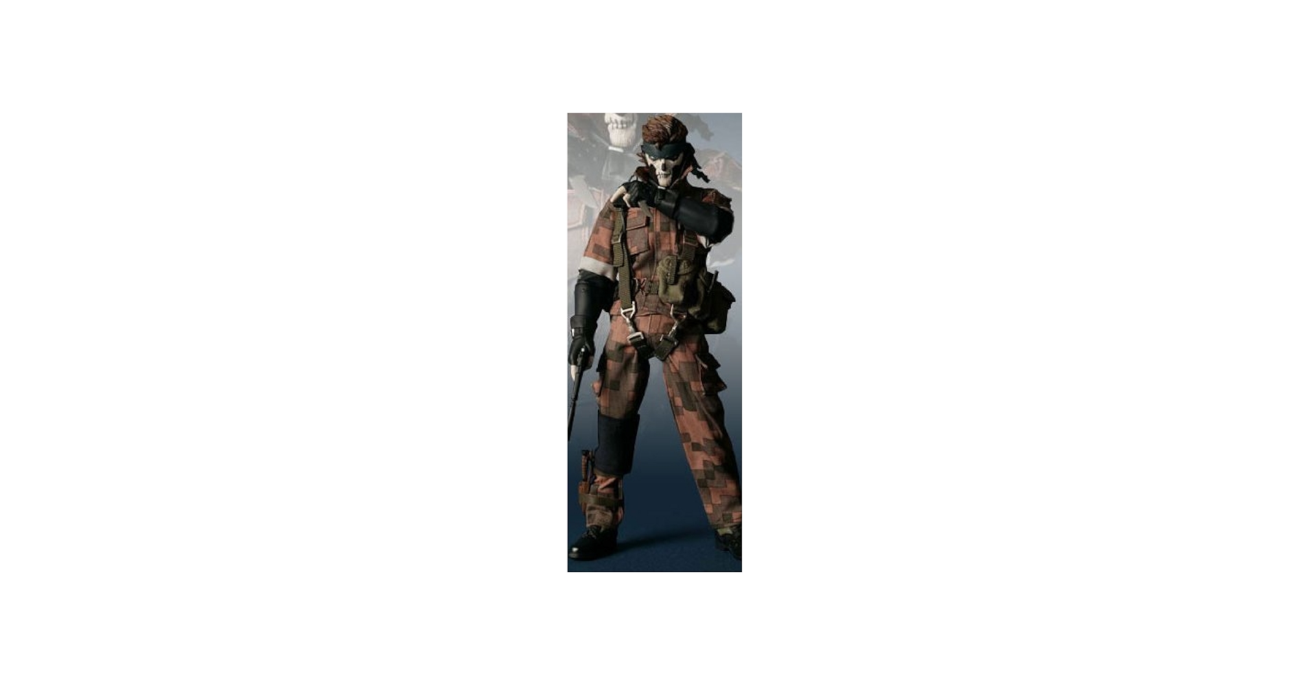 Amazon | RAH MGS3 スネーク Naked Snake SQUARES CAMOUFLAGE Ver