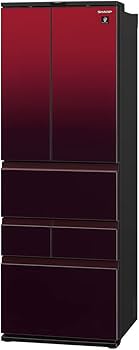 Amazon.co.jp: シャープ 冷蔵庫 幅65.0cm 457L SJ-GK46J-R プラズマ