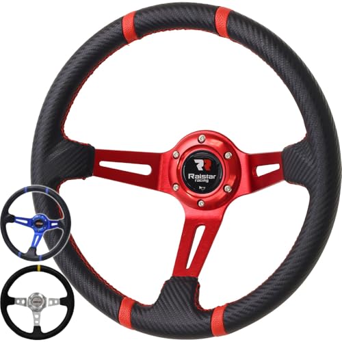 Amazon | life_mart ディープコーン ステアリング ハンドル 35φ 70mm