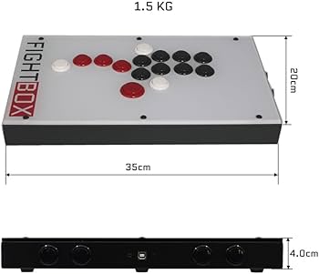 Amazon.com: FightBox F10-PC All Button Leverless Arcade Fight