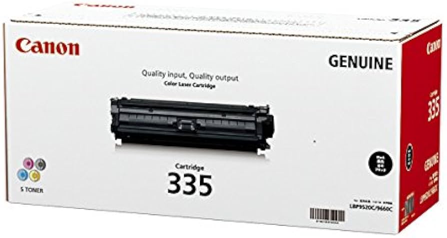 Amazon.co.jp: CANON トナーカートリッジ335 ブラック 純正品