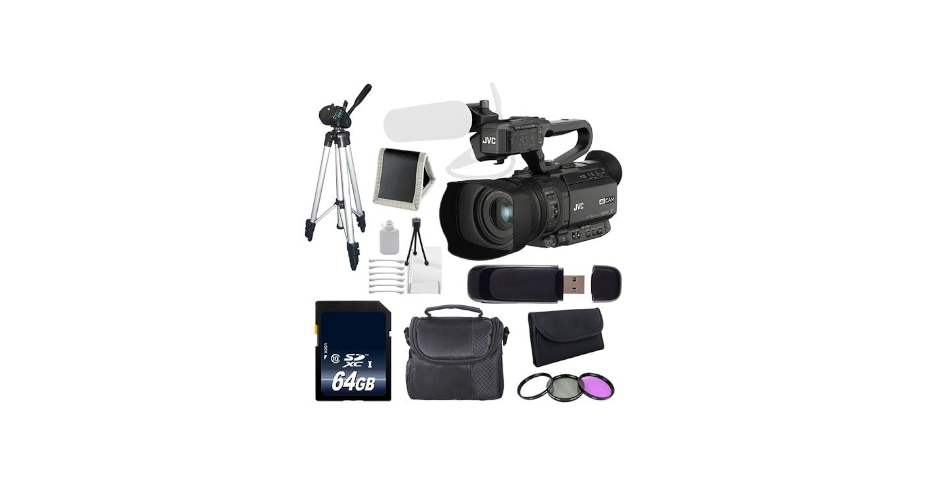 Amazon.com : JVC GY-HM200 GYHM200 4KCAM Compact Handheld Camcorder