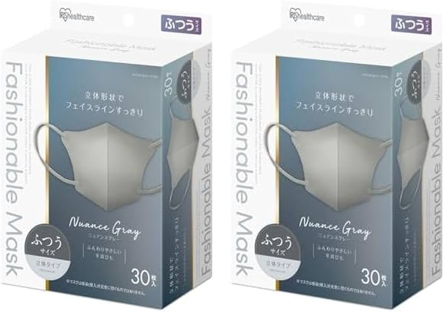 Amazon.co.jp: [アイリスオーヤマ] 立体型マスク 30枚入 不織布 ふつう