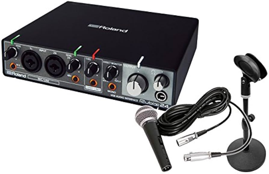 Amazon.co.jp: 【ダイナミックマイク+卓上スタンド付】Roland