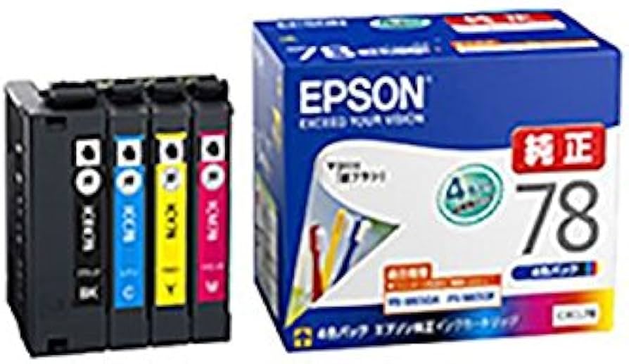 Amazon.co.jp: 【 純正品 】 EPSON エプソン IC4CL78 インクパック 4色