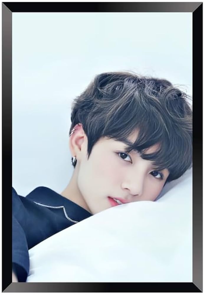 Framed Poster of BTS Jungkook, BTS Jungkook Wall Frame, Poster