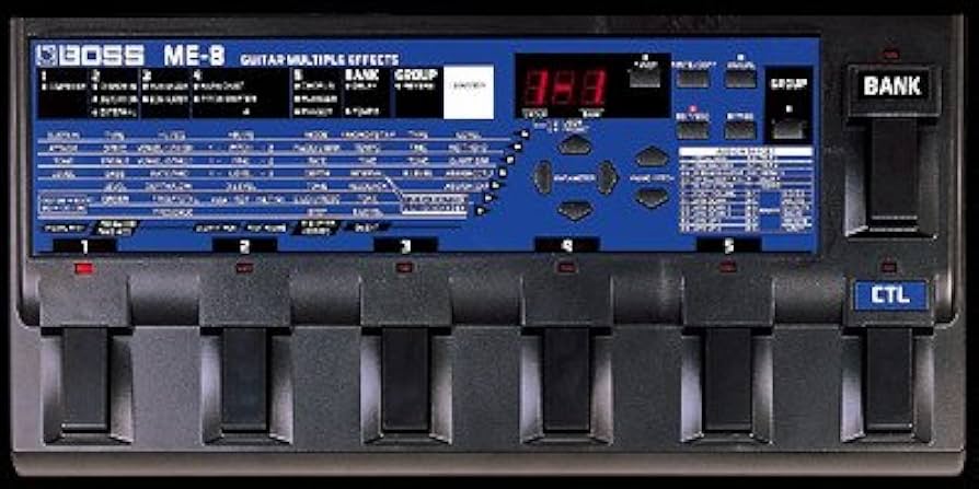 Amazon | BOSS ME-8 | マルチエフェクター | 楽器・音響機器