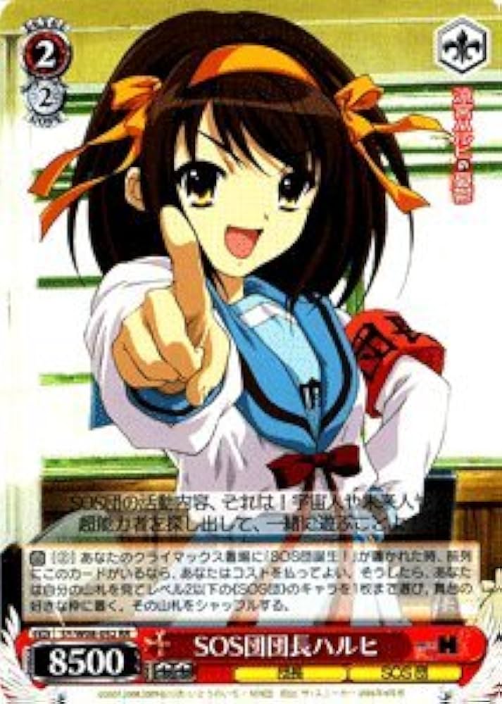 Amazon.co.jp: ヴァイスシュヴァルツ SOS団団長ハルヒ ダブルレア SY