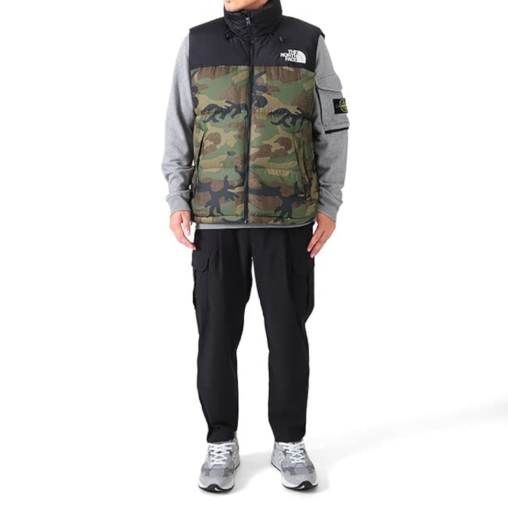 ノースフェイス ダウンベスト カモフラ柄 メンズXL 【公式通販】