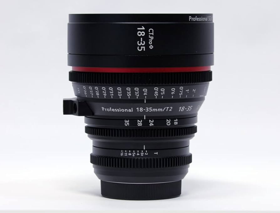 Cinematics Cine Lens Sigma 18-35mm T2.0 EF for Canon 5D C300 RED
