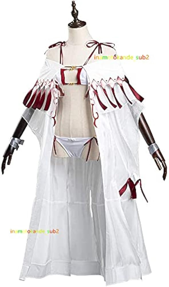 Amazon.co.jp: Fate/Grand Order 虞美人 水着 コスプレ衣装＋髪飾り 靴