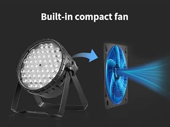 Amazon.co.jp: BETOPPER ステージライト 54x3W RGB LED 舞台照明