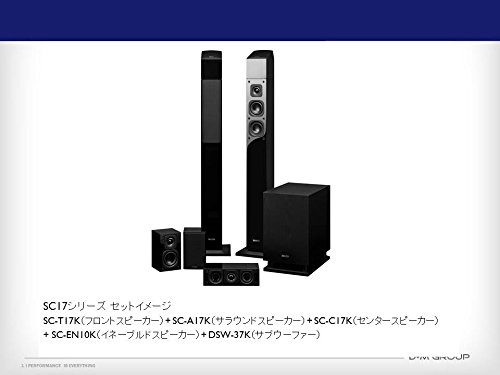 Amazon.co.jp: デノン Denon DSW-37 最大出力100W(PEAK)で迫力の重低音