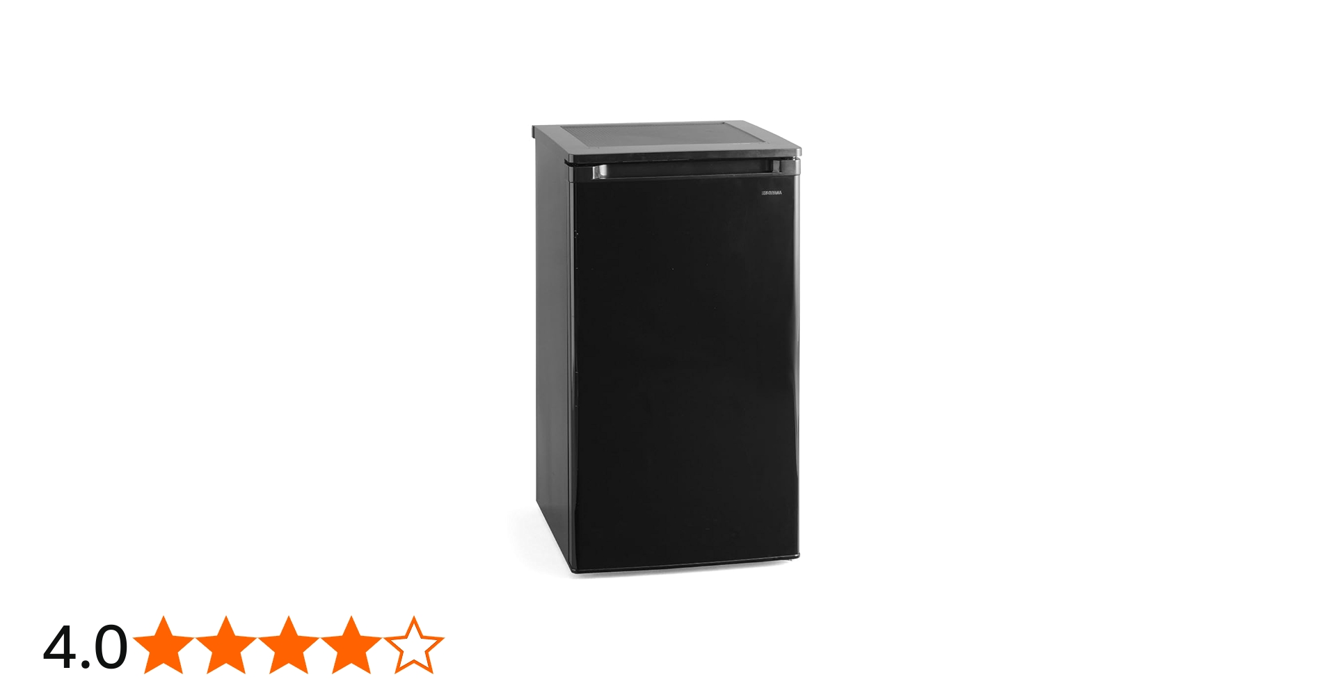 Amazon.co.jp: アイリスオーヤマ 冷凍庫 60L ブラック IUSD-6B-B 前