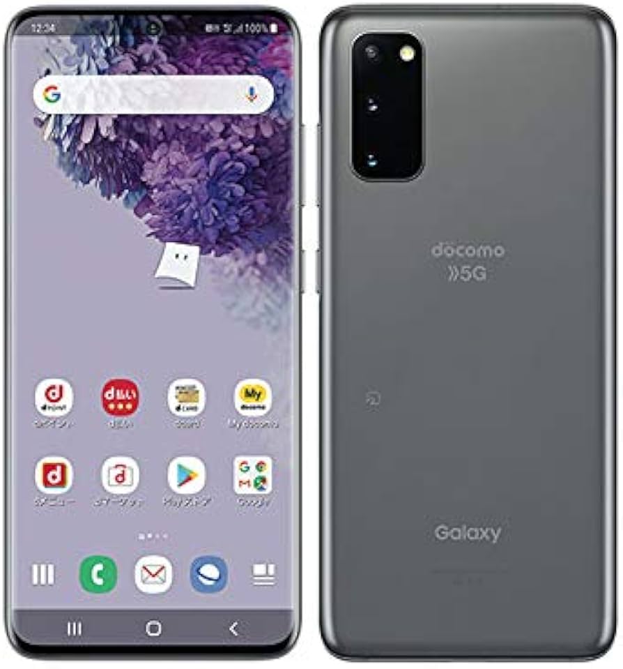Amazon.co.jp: Galaxy S20 5G SC-51A docomo Cosmic Gray (Refurbished