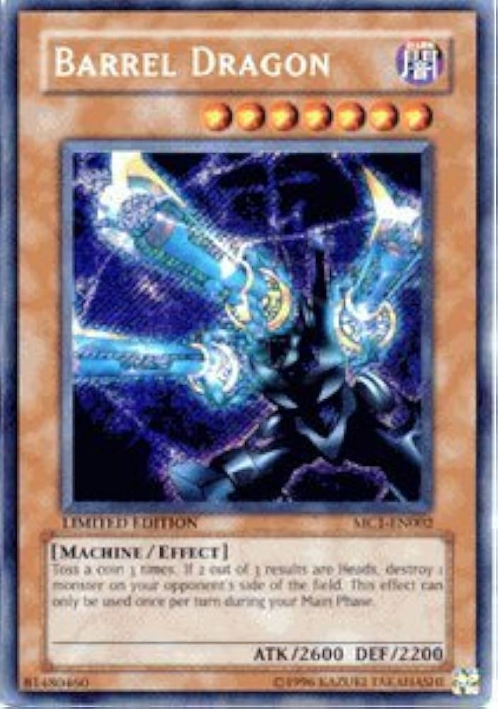 遊戯王 2004 Barrel Dragon Limited Edition YU-GI-OH BARREL DRAGON