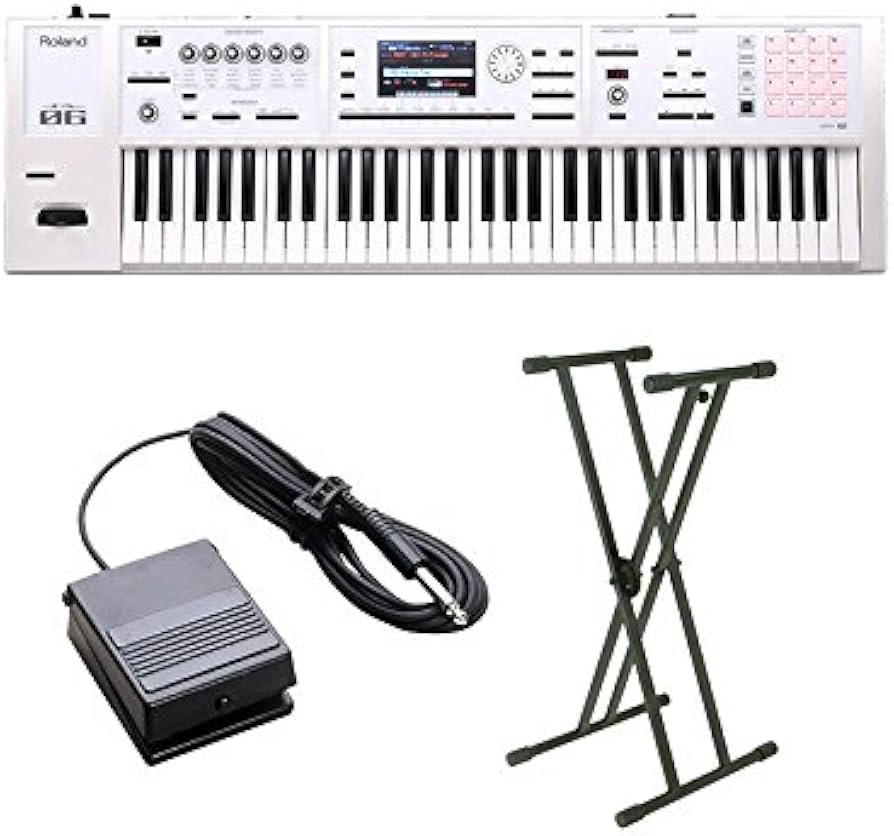 Amazon | Roland FA-06-SC シンセサイザー 限定ホワイト 61鍵盤