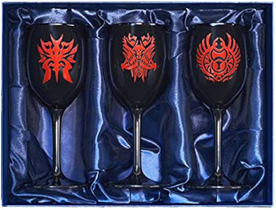 Amazon.co.jp: ファイナルファンタジーXIV ワイングラスセット