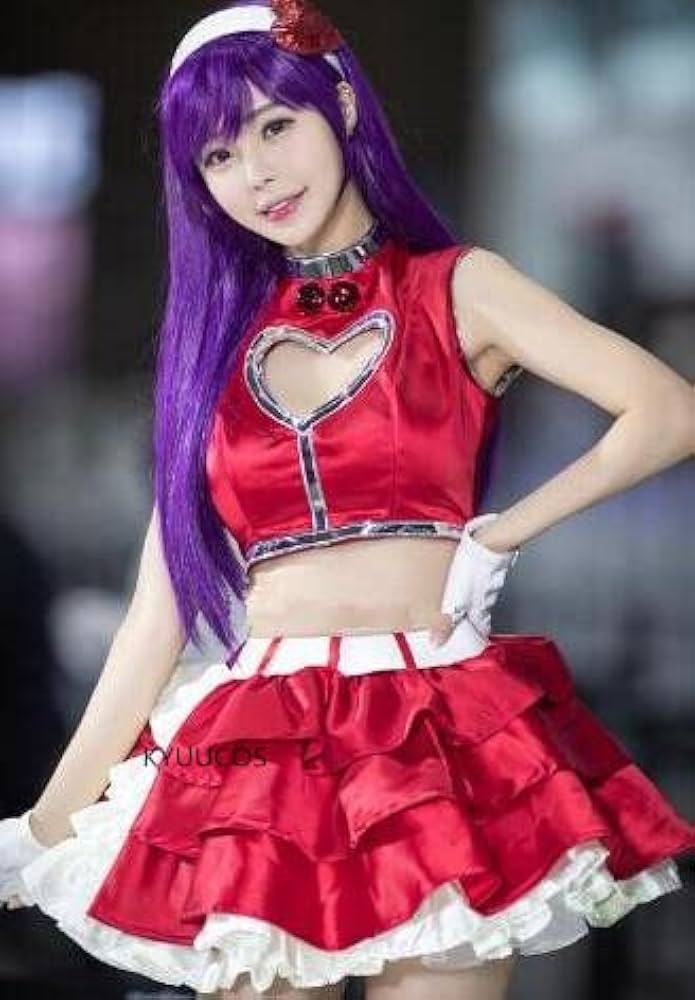 Amazon.co.jp: KOF 麻宮アテナ ドレス コスプレ衣装 風 靴とウィッグ