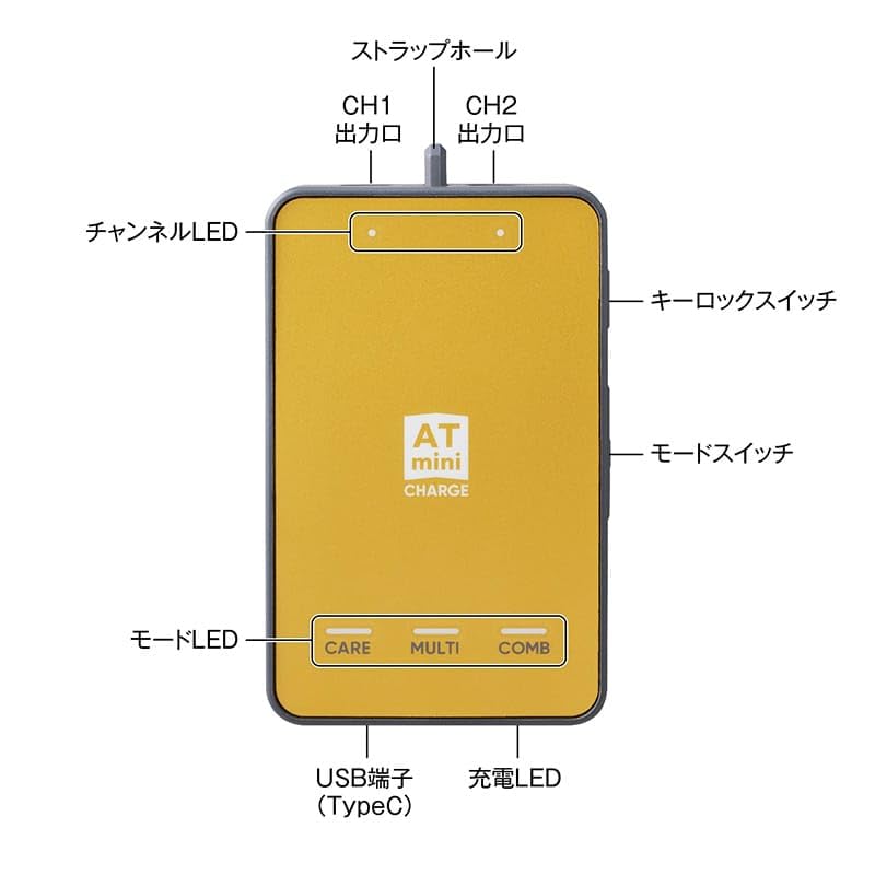 Amazon | 伊藤超短波 ATmini CHARGE マイクロカレント
